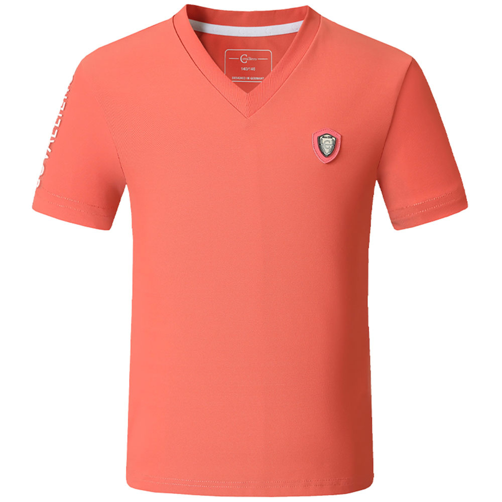 T-Shirt Kinder/Jugend V Koralle