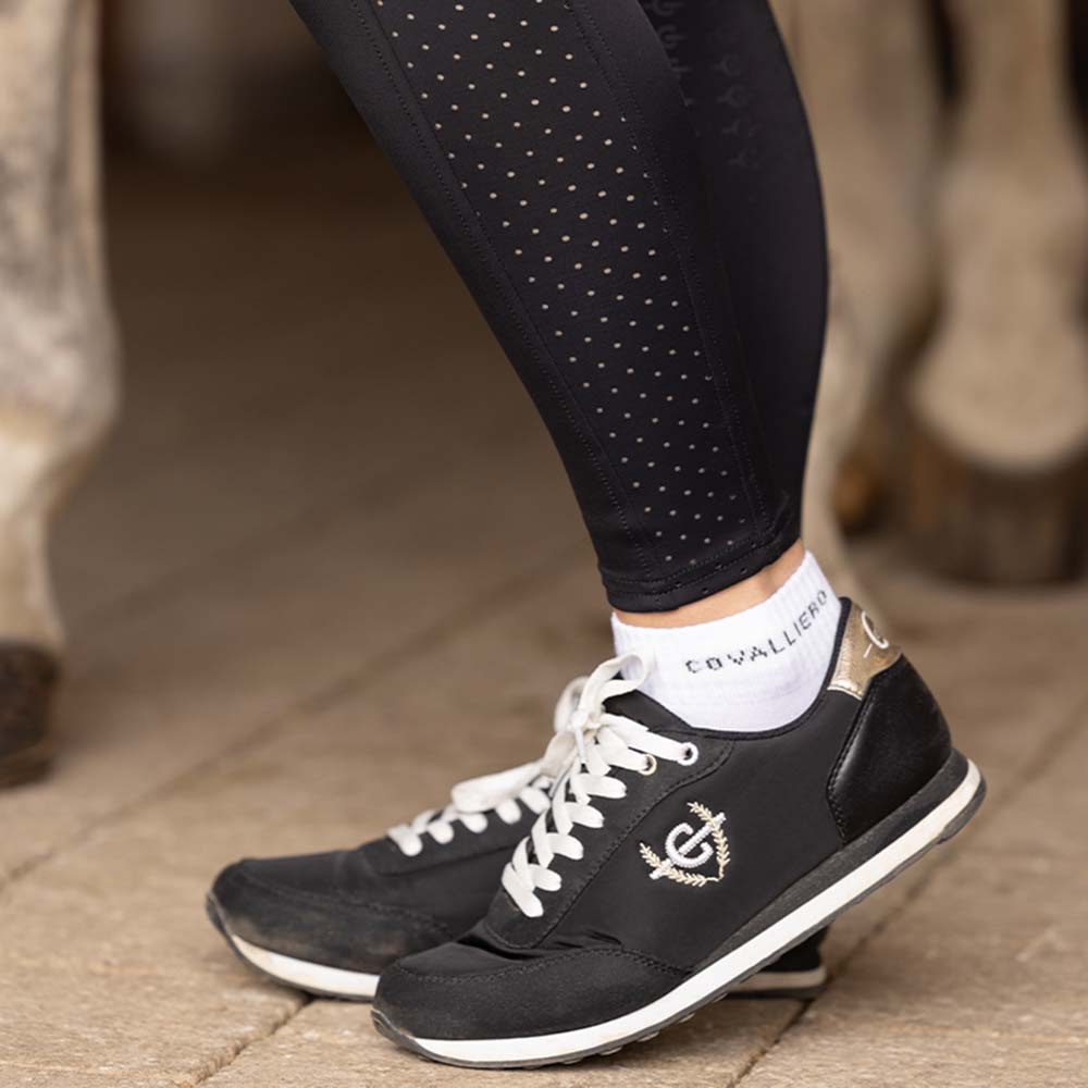 Reithose Compression Schwarz