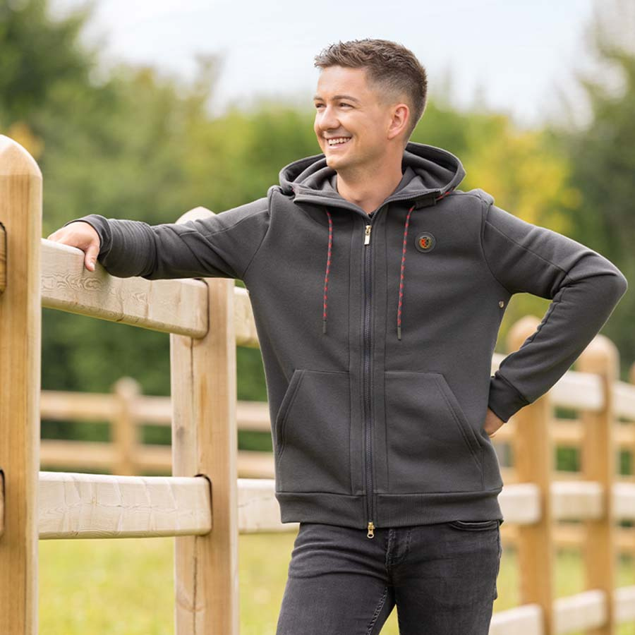 Hoodie Herren Anniversary Grau