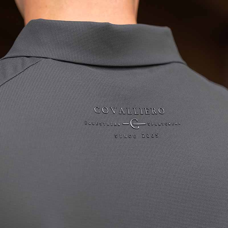 T-Shirt Herren Anniversary 1/2 Zip Grau