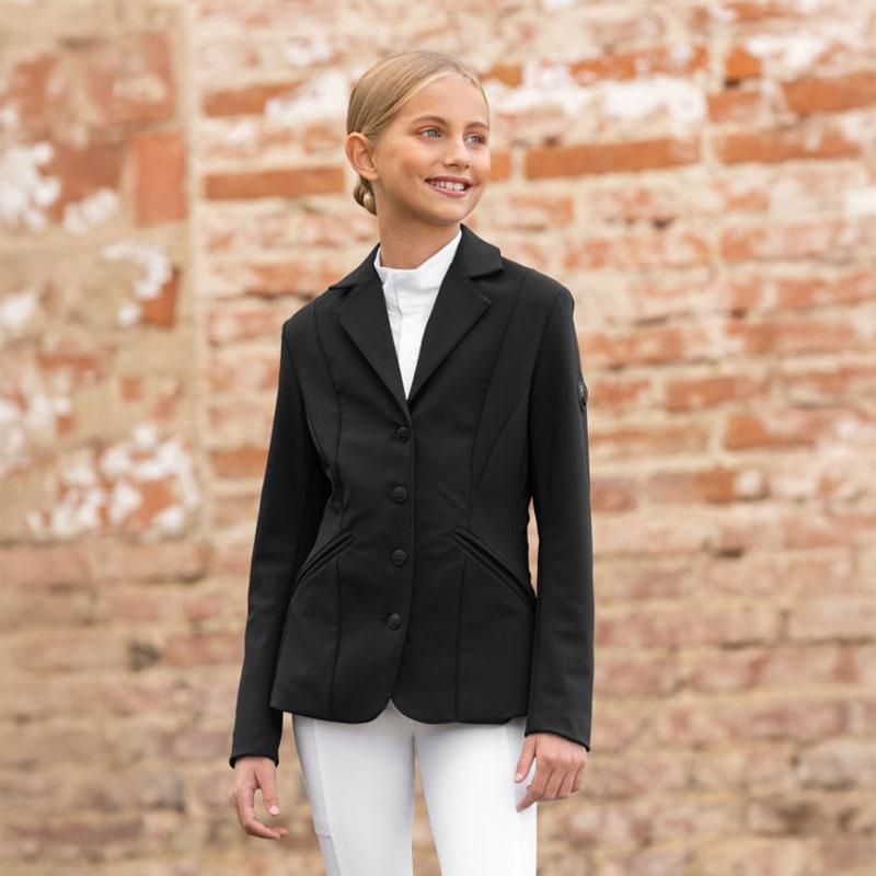 Wettkampfjacke Kinder/Jugend Parigo Schwarz