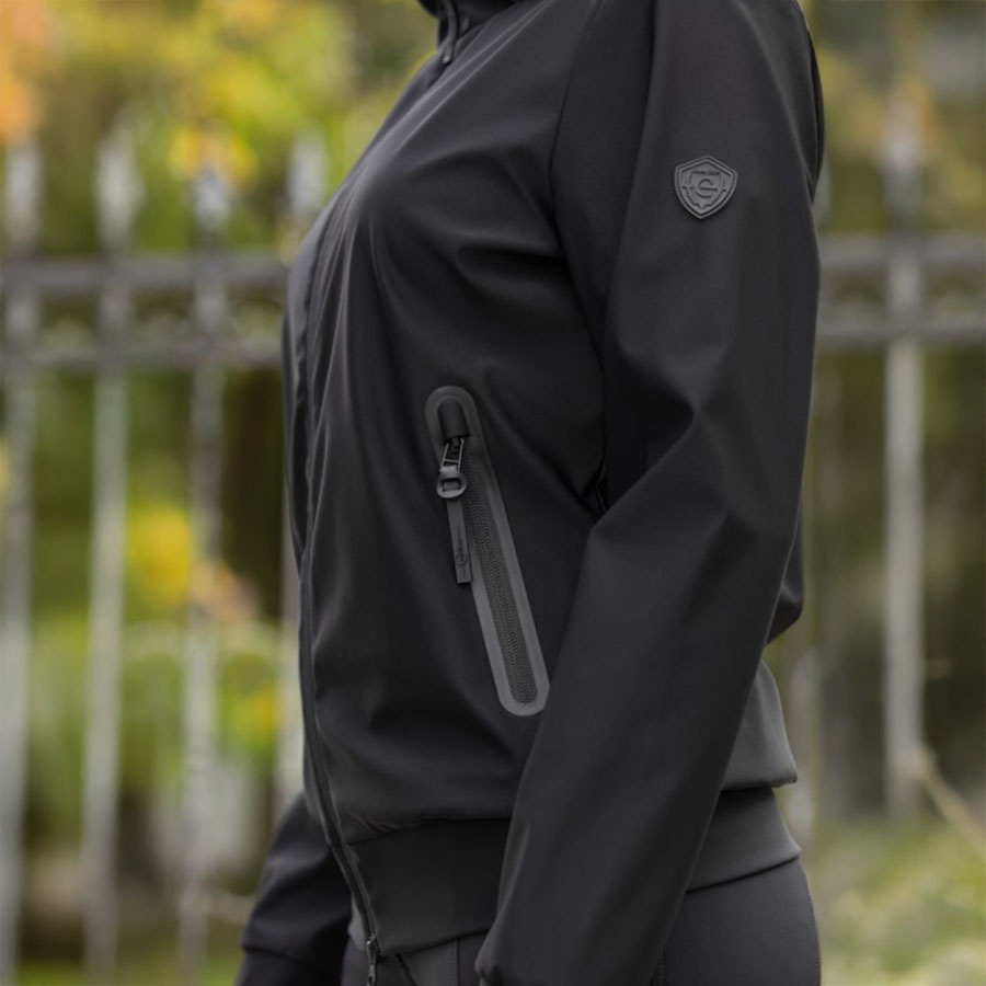 Jacke Blouson Schwarz