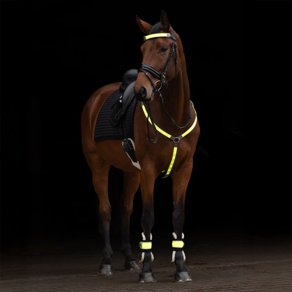 Beinreflektoren High-Visibility LED 2-pack Gelb