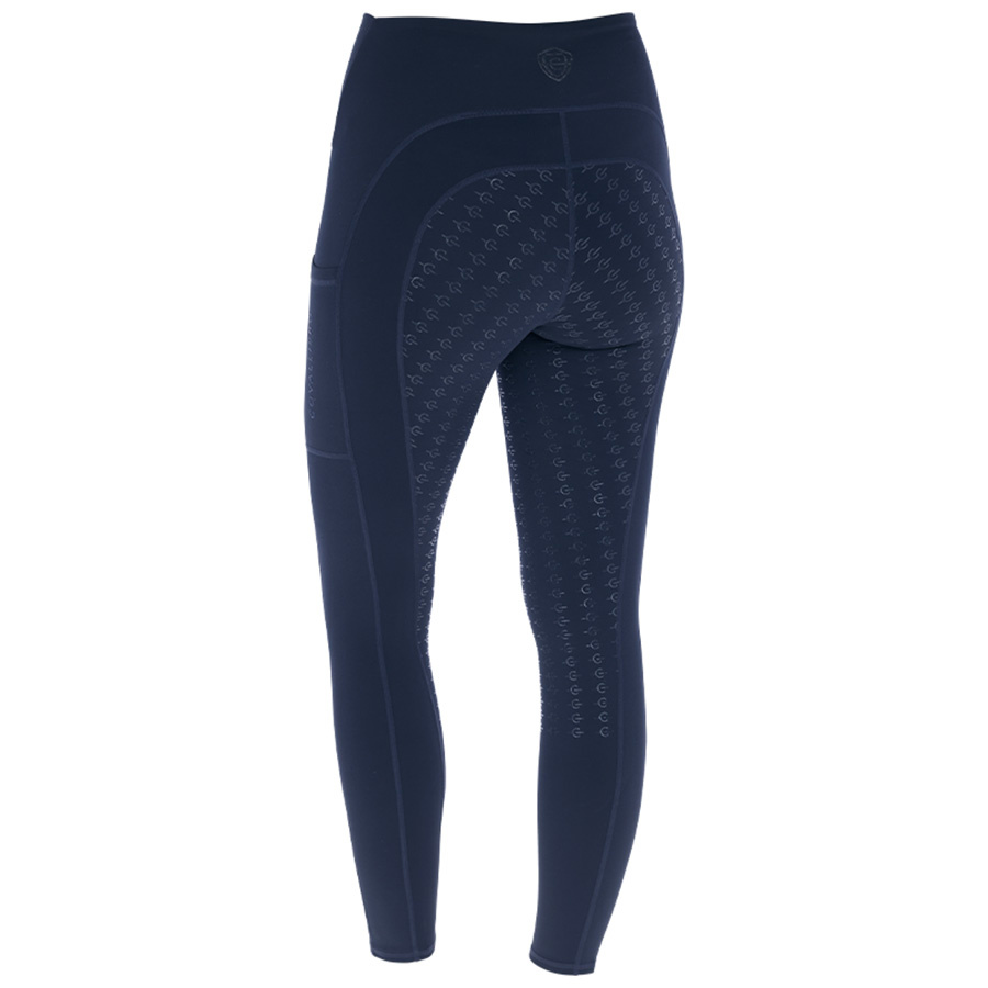 Winterreitleggings Grip Helskodda Marineblau