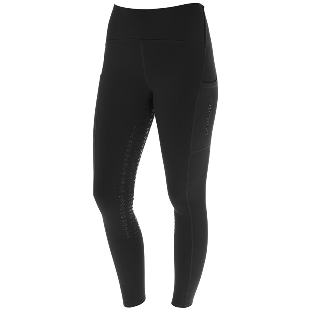 Winterreitleggings Grip Helskodda Schwarz