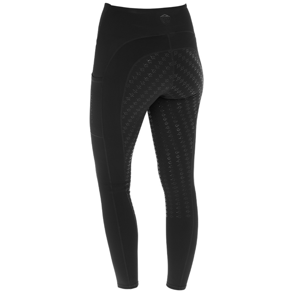 Winterreitleggings Grip Helskodda Schwarz