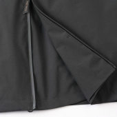 Regenmantel 2-Way Zip Schwarz Regenmantel 2-Way Zip Schwarz