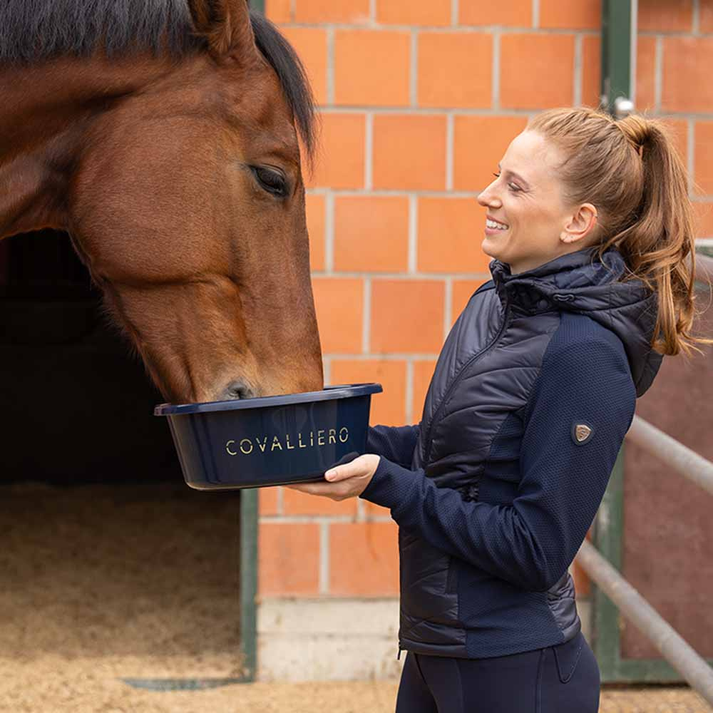 Hybridjacke Quilted Marineblau