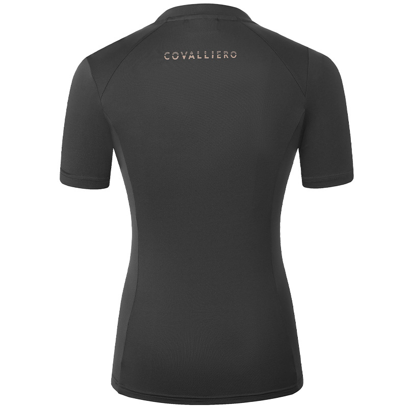T-Shirt V-Neck Schwarz