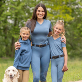 T-Shirt Kind/Junior V-Neck Blau T-Shirt Kind/Junior V-Neck Blau