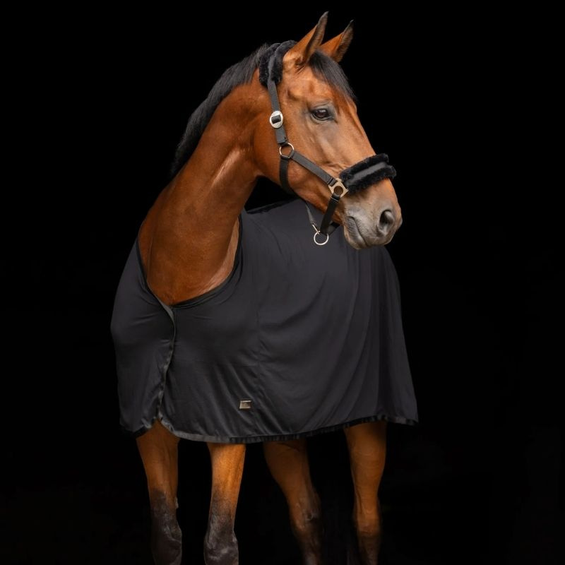 Abschwitzdecke CovallieroCool Schwarz