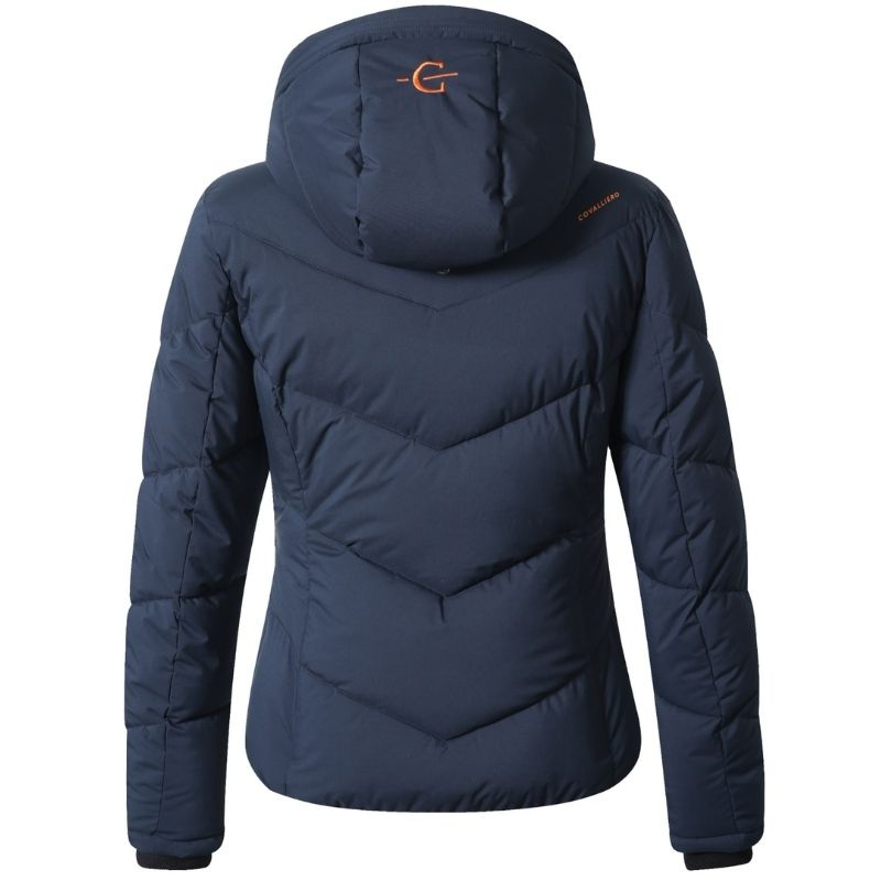 Reitjacke Winter Marineblau