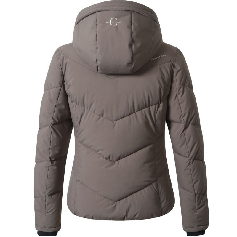 Reitjacke Winter Braun