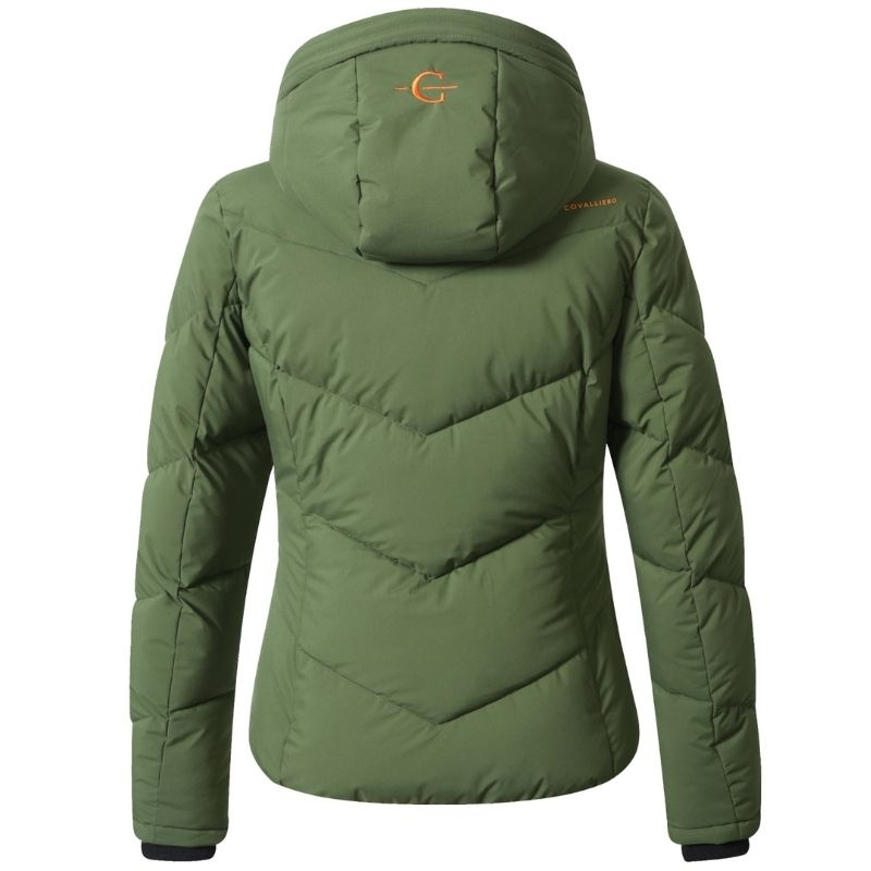 Reitjacke Winter Grün