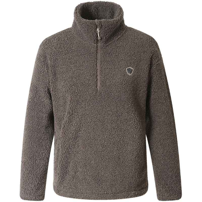 Teddyfleece 1/4 Zip Braun