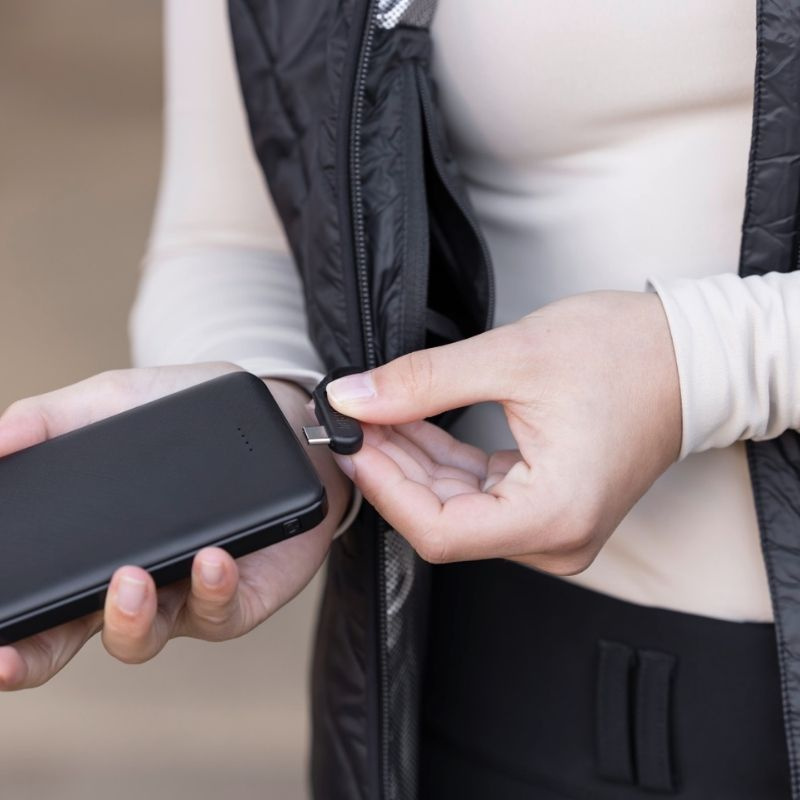Heizweste Kinder/Junior Heat Schwarz