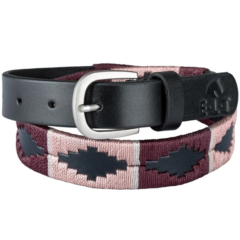 Gürtel Gemma Polo Rosa/Bordeaux