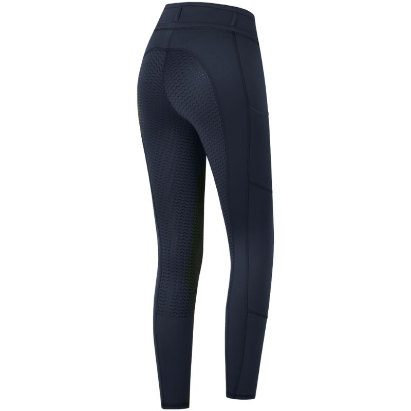 Winter-Reitleggings Kinder/Junior Ella Full Grip Marineblau