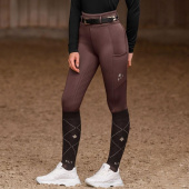 Winter-Reitleggings Kinder/Junior Ella Full Grip Braun Winter-Reitleggings Kinder/Junior Ella Full Grip Braun