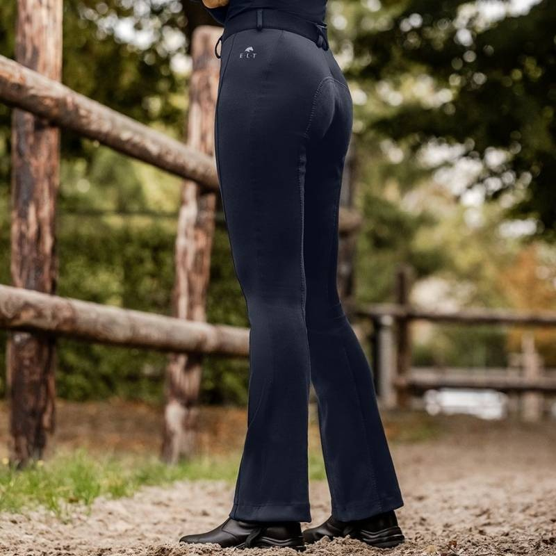 Jodhpur-Reithose Essential Full Seat Marineblau