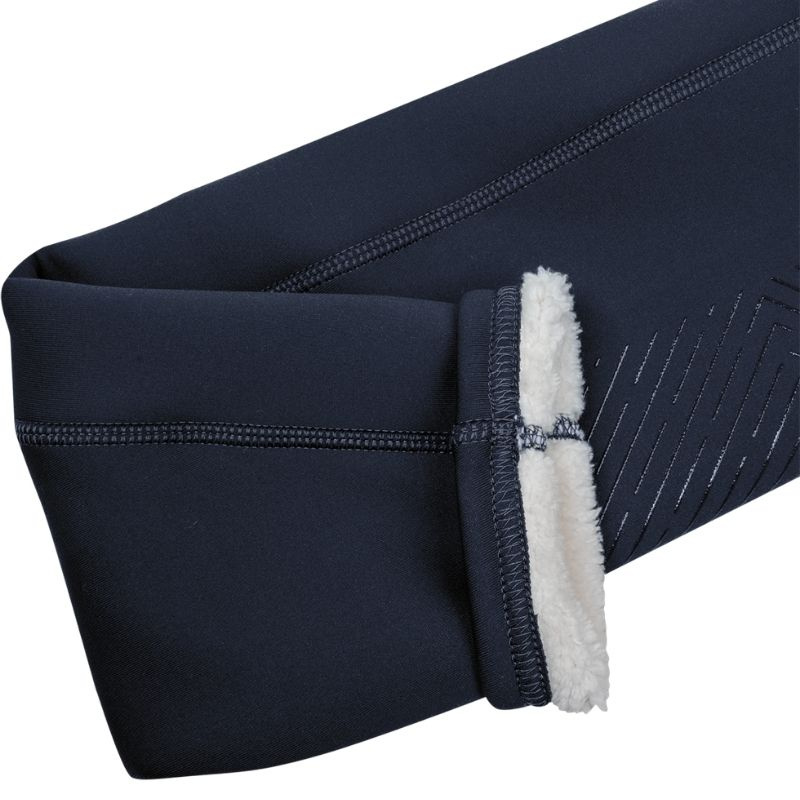 Winter-Reitleggings Rica Thermal Teddy Full Grip Marineblau