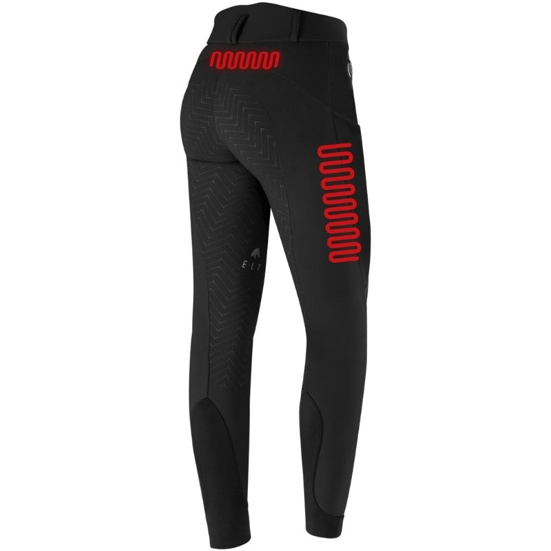 Beheizbare Reithose Comfort Heat Schwarz