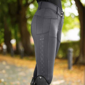 Reithose Reflective Full Grip Grau Reithose Reflective Full Grip Grau