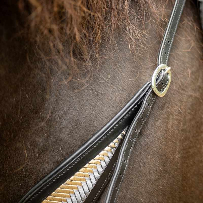 Halsring Leder Whisper NH Schwarz