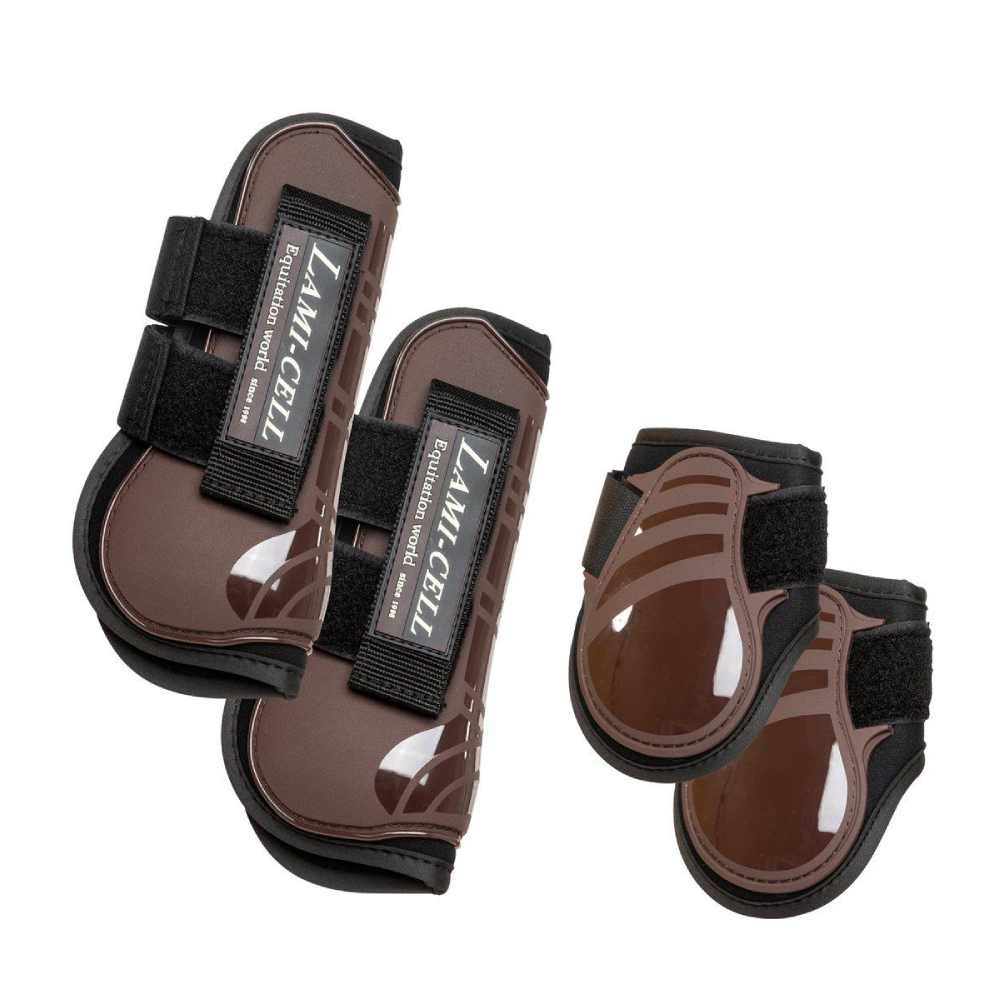 Springgamaschen Vorne/Hinten 4er-Pack Braun