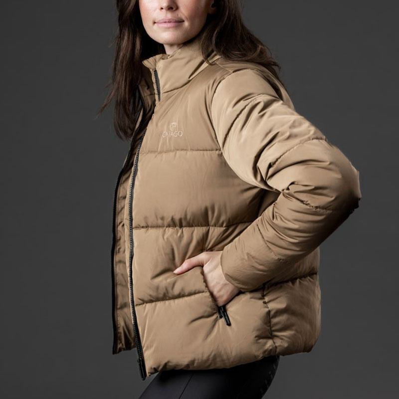 Reitjacke Bella Puffer Beige