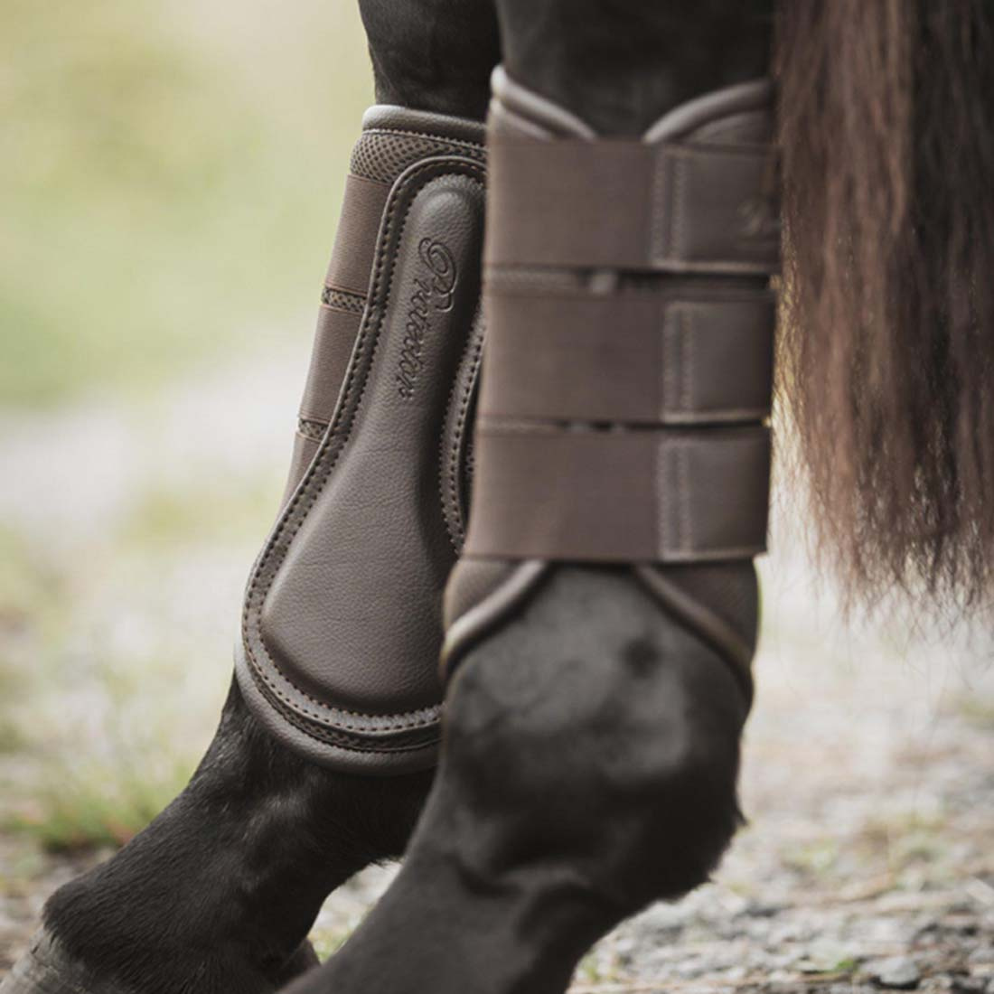 Arbeitsgamaschen 3D-Mesh Braun