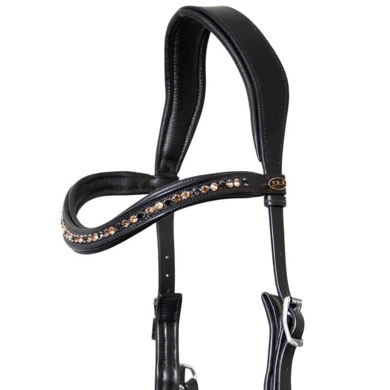 Gebisslose Trense Moonlight Sidepull Schwarz