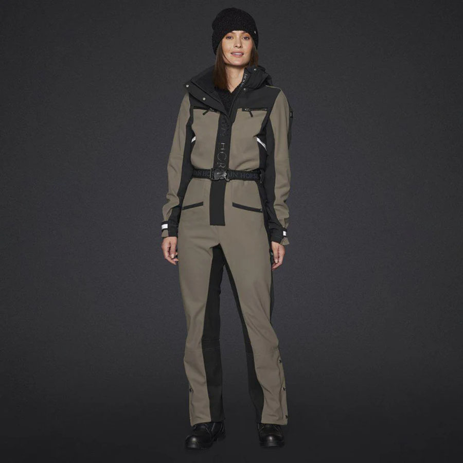 Overall Jen Softshell Beige/Schwarz