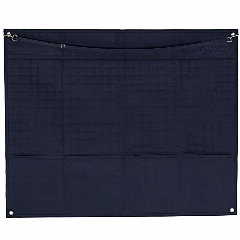 Boxenvorhang Quilt Half Marineblau