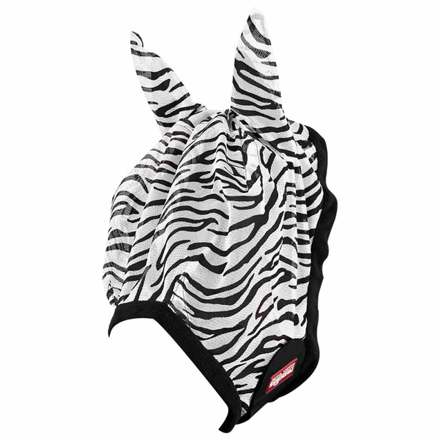 Fliegenhaube Zebra Schwarz/Weiß