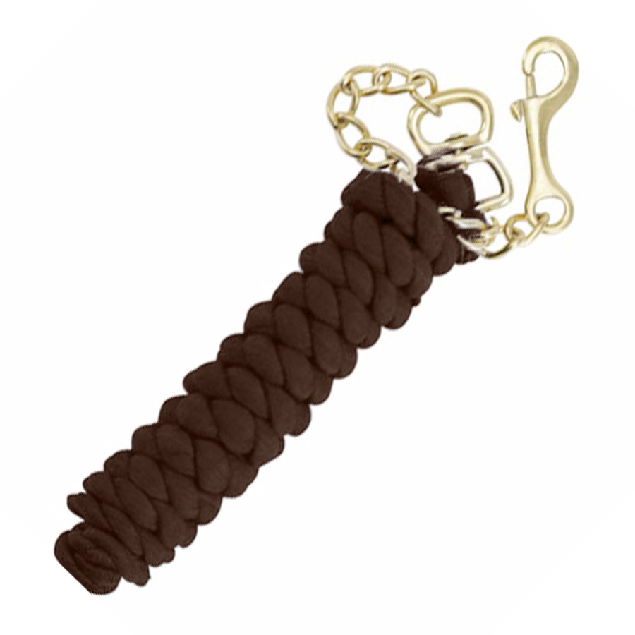 Führstricke mit Kette HG Braun