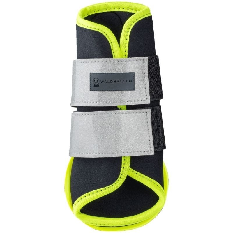 Arbeitsgamaschen Reflex Schwarz/Gelb
