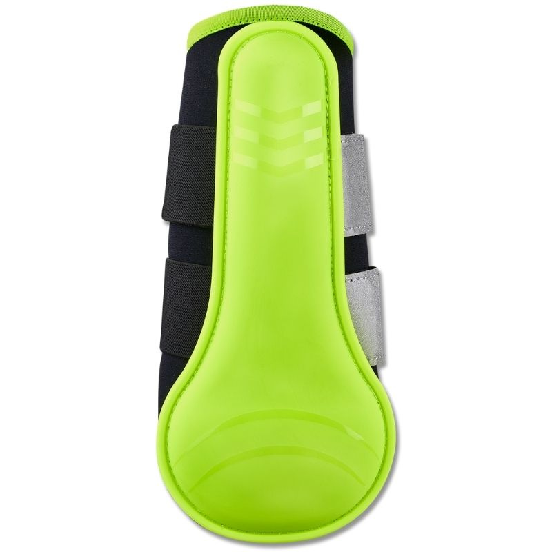 Arbeitsgamaschen Reflex Schwarz/Gelb