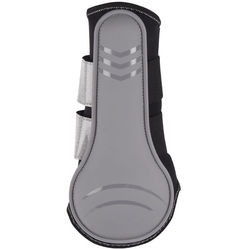 Arbeitsgamaschen Reflex Schwarz/Silber
