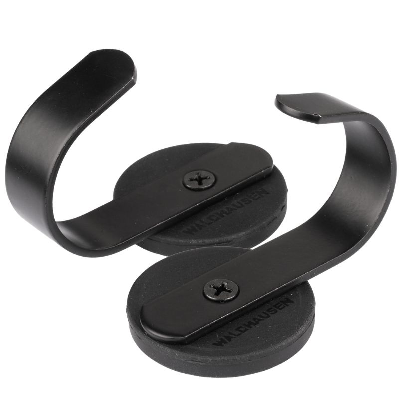 Haken Magnetic Small 2-Pack Schwarz