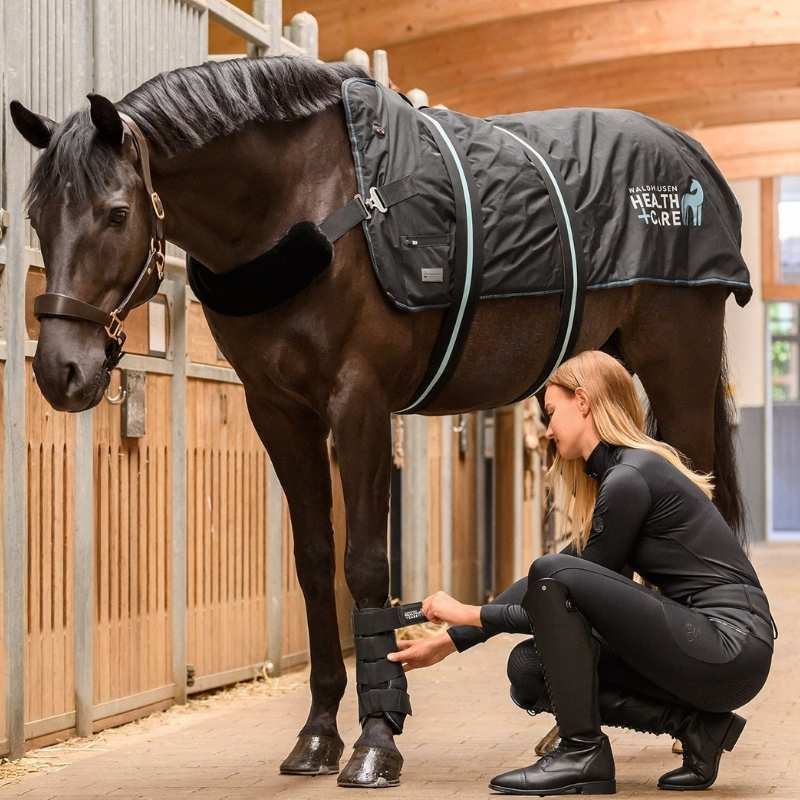 Wärme- und Massagedecke TecSupreme Schwarz