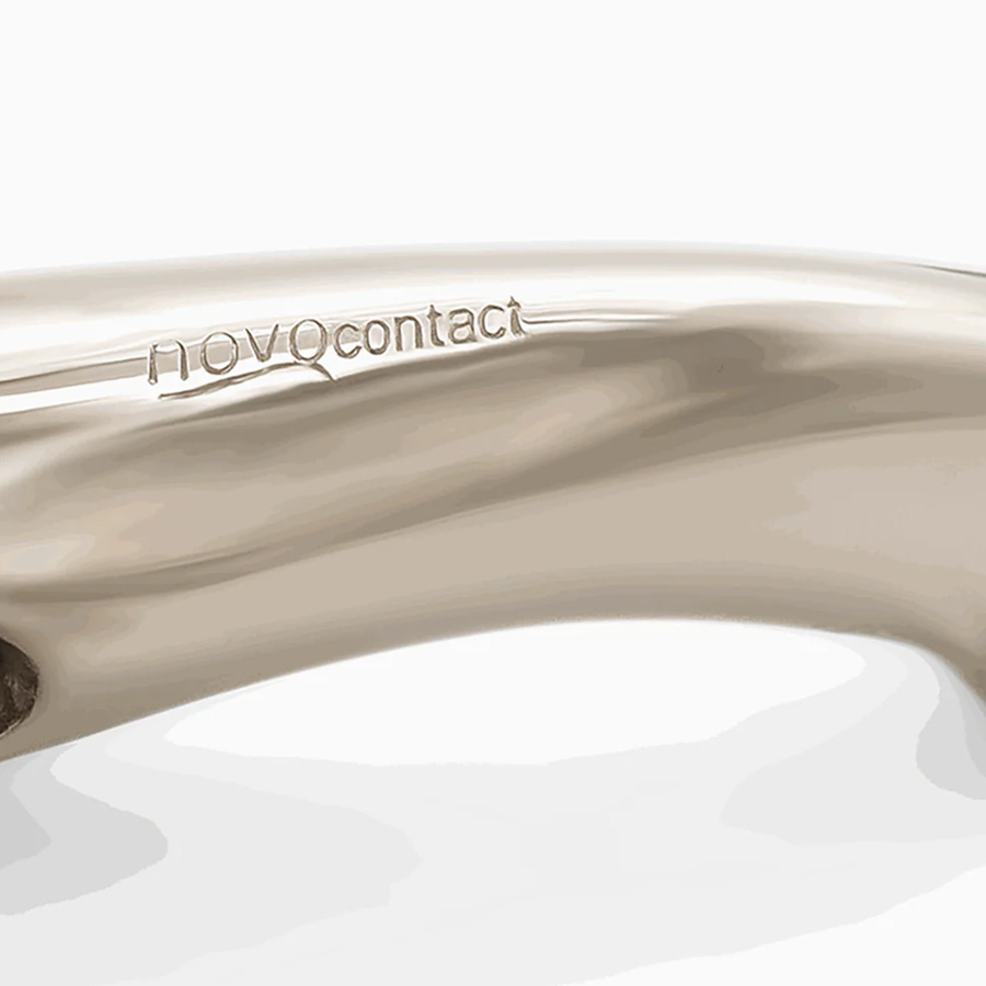 Olivenkopfgebiss 3-delat Novocontact Sensogan D-Ring Ø55mm