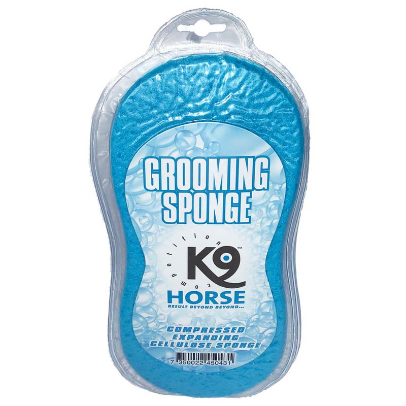 Waschschwamm Cellulose Grooming Sponge Blau