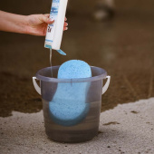 Waschschwamm Cellulose Grooming Sponge Blau Waschschwamm Cellulose Grooming Sponge Blau