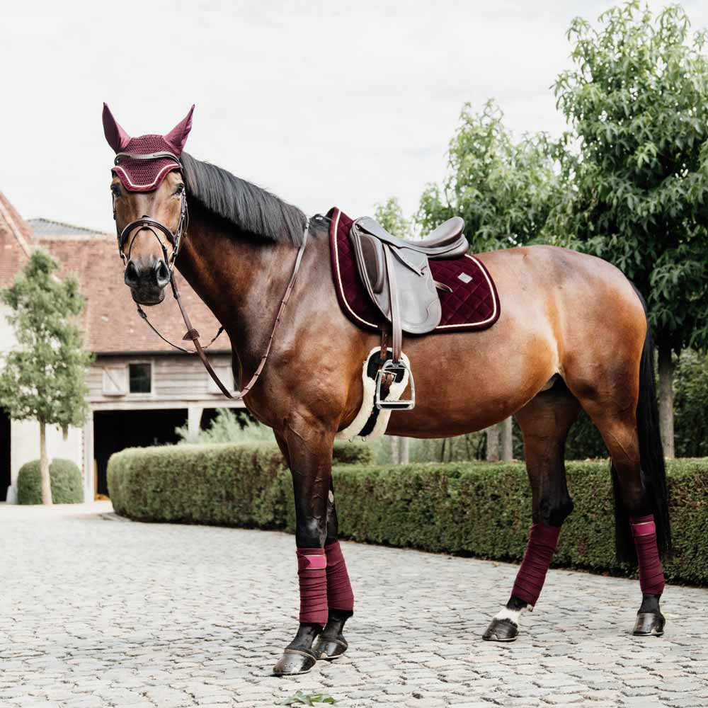 Polar Fleecebandagen 4er-Pack Bordeaux