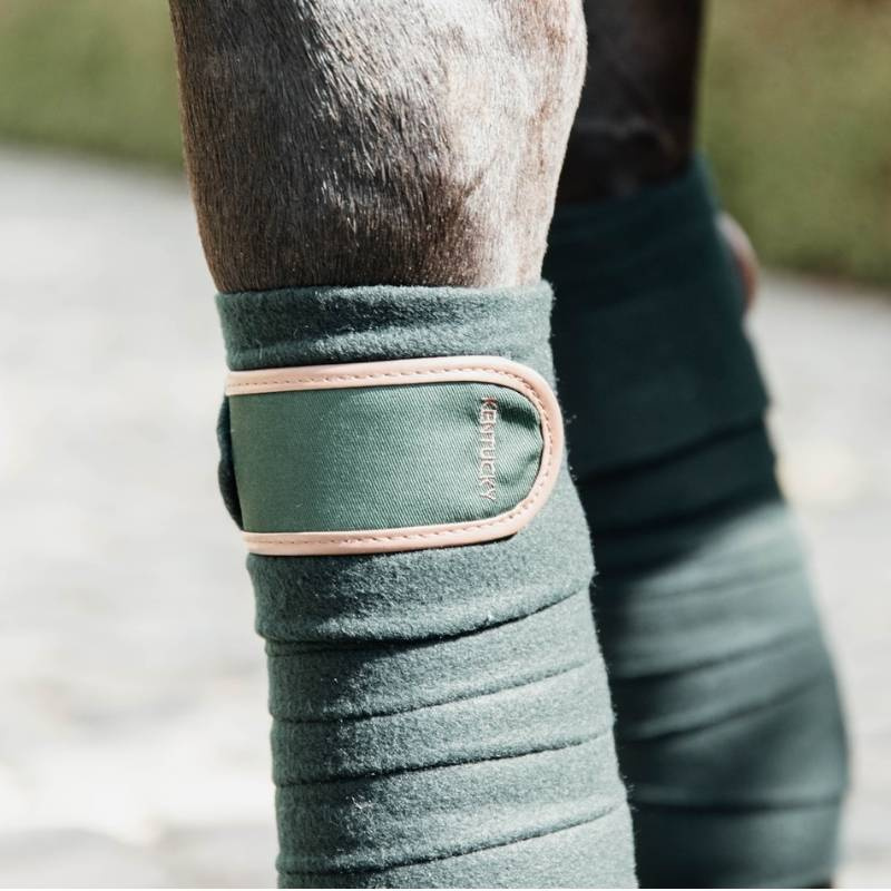 Polar Fleecebandagen 4er-Pack Grün