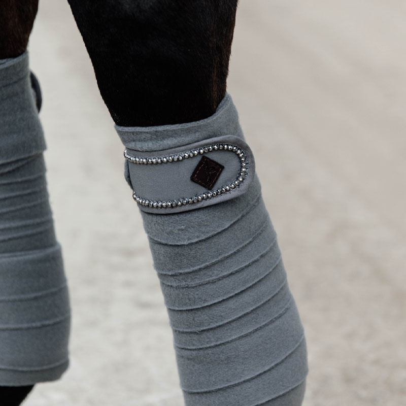 Bandagen Polar Fleece Pearls Grau