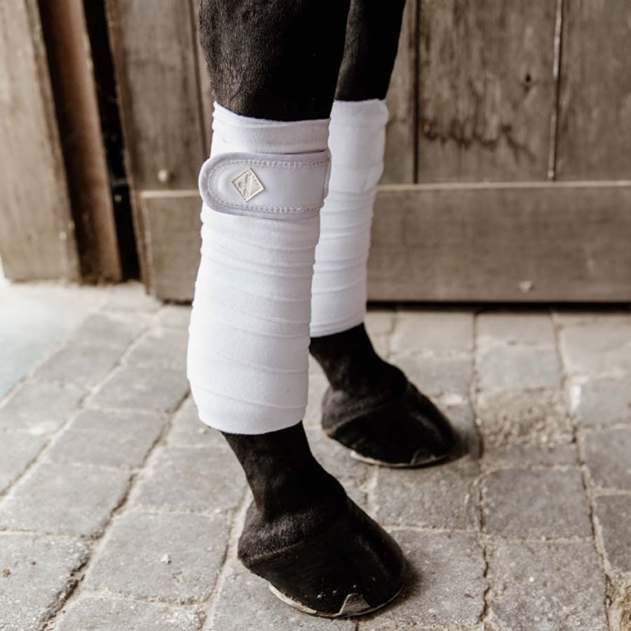 Bandagen Polar Fleece Pearls Weiß