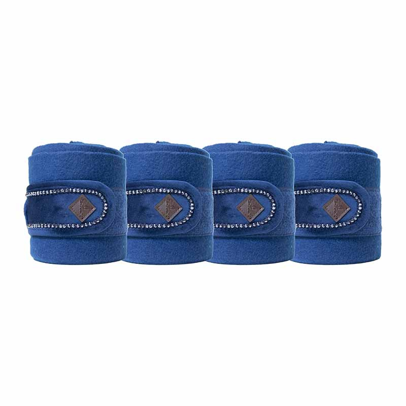 Fleecebandagen Polar Velvet Pearls Marineblau