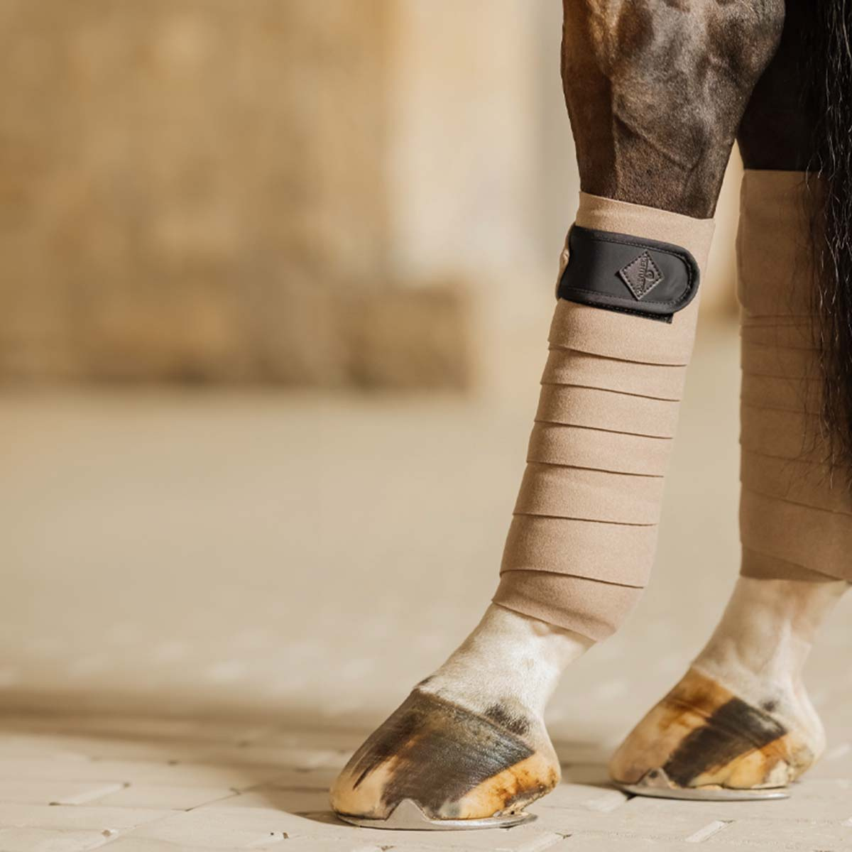 Bandagen Polar Fleece Show Vegan Wool Beige
